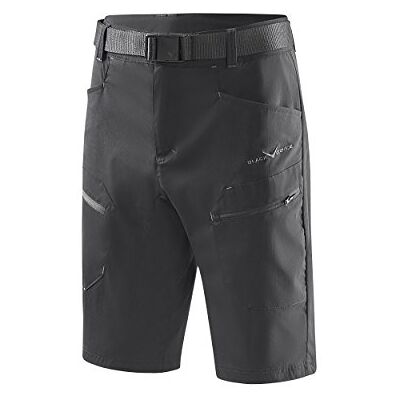 Black Crevice Trekkingshorts voor heren, korte trekkingbroek voor heren, outdoorshorts, waterdicht en sneldrogend, duurzame en ademende wandelshorts met zakken Black Crevice Trekkingshorts voor heren, korte trekkingbroek voor heren, outdoorshorts, waterdicht en sneldrogend, duurzame en ademende wandelshorts met zakken