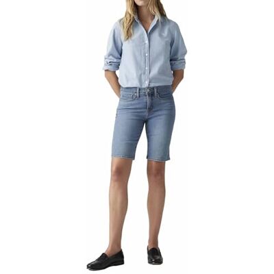 Levis Shaping Bermuda Shorts voor dames (1 stuk), Camp Denim Shorts 27W Levis Shaping Bermuda Shorts voor dames (1 stuk), Camp Denim Shorts 27W