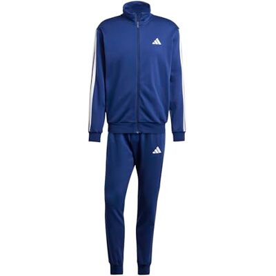Adidas Sportkleding voor heren, basic, 3 strepen, flexpak, donkerblauw, L Adidas Sportkleding voor heren, basic, 3 strepen, flexpak, donkerblauw, L