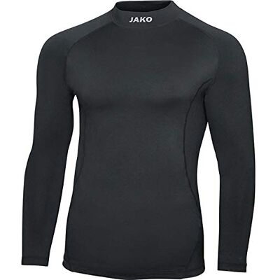 JAKO heren voetbalshirt lange mouw, zwart. JAKO heren voetbalshirt lange mouw, zwart.