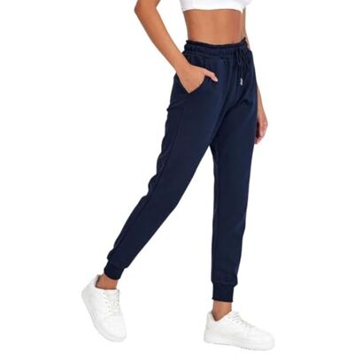 COMEOR Klassieke joggingbroek voor dames, tuinbroek voor dames, Donkerblauw XXL COMEOR Klassieke joggingbroek voor dames, tuinbroek voor dames, Donkerblauw XXL
