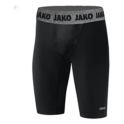 JAKO Korte Panty'S Compressie 2.0, Uniseks-Volwassene, Zwart, S JAKO Korte Panty'S Compressie 2.0, Uniseks-Volwassene, Zwart, S