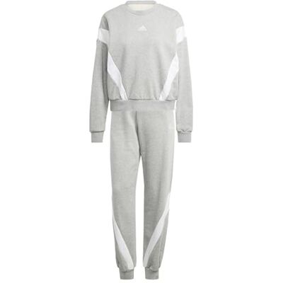 Adidas Laziday Track Suit, Medium Grey Heather, L Adidas Laziday Track Suit, Medium Grey Heather, L