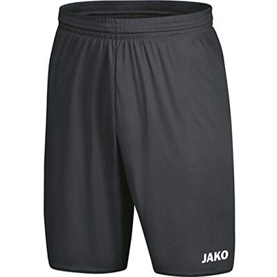 JAKO Manchester 2.0 heren sportbroek broek antraciet S 4400 JAKO Manchester 2.0 heren sportbroek broek antraciet S 4400
