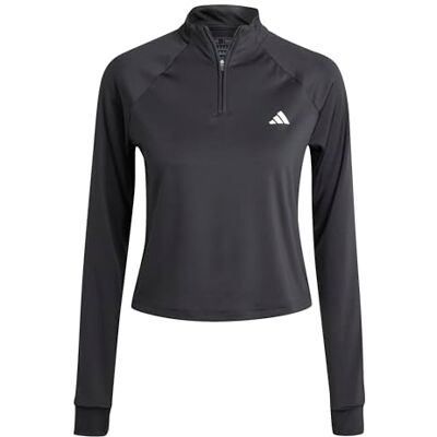 Adidas Train Essentials Minimal Branding 1/4-Zip Cover Up Trainingspak voor dames Adidas Train Essentials Minimal Branding 1/4-Zip Cover Up Trainingspak voor dames