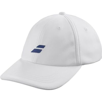 Babolat , Lichte en comfortabele pet, UV-bescherming, één maat, kleur wit, sneldrogend, verstelbaar aan de achterkant, ideaal voor sport en outdooractiviteiten Babolat , Lichte en comfortabele pet, UV-bescherming, één maat, kleur wit, sneldrogend, verstelbaar aan de achterkant, ideaal voor sport en outdooractiviteiten