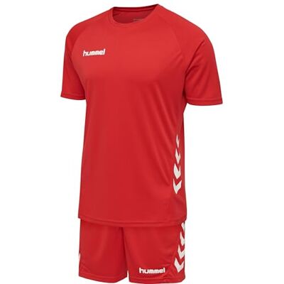 Hummel Promo F9001 herenshirt met korte mouwen, rood, maat M Hummel Promo F9001 herenshirt met korte mouwen, rood, maat M