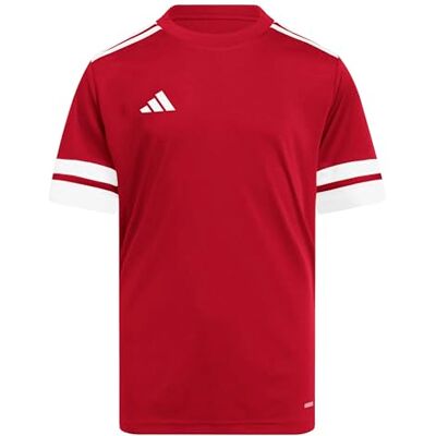 Adidas Uniseks kinderen Squadra25 jersey korte mouwen kindershirt, Team Power Red 2/wit, 13-14 jaar Adidas Uniseks kinderen Squadra25 jersey korte mouwen kindershirt, Team Power Red 2/wit, 13-14 jaar