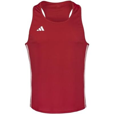 Adidas Poinçon de Base Gilet de boxe pour homme, blanc, taille L Homme (lot de 1) Adidas Poinçon de Base Gilet de boxe pour homme, blanc, taille L Homme (lot de 1)