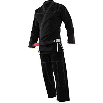 Adidas BJJ J350BK A1 Challenge Overall, zwart, 2,0 inch Adidas BJJ J350BK A1 Challenge Overall, zwart, 2,0 inch
