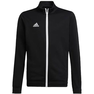 Adidas Uniseks kinderen Entrada 22 Track Jacket, zwart, 13-14 jaar Adidas Uniseks kinderen Entrada 22 Track Jacket, zwart, 13-14 jaar