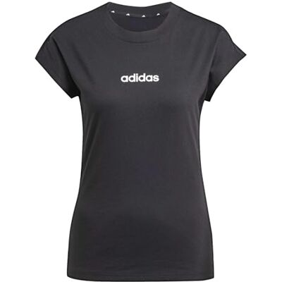 Adidas Essentials Linear Cotton T-shirt voor dames (1 stuk) Adidas Essentials Linear Cotton T-shirt voor dames (1 stuk)