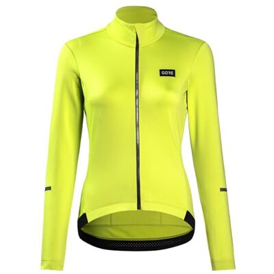 GORE WEAR Progress Thermo-fietstrui voor dames, GORE Selected Fabrics, 34, neon-geel GORE WEAR Progress Thermo-fietstrui voor dames, GORE Selected Fabrics, 34, neon-geel