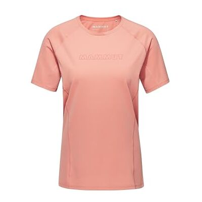 Mammut Selun Fl T-shirt voor dames met logo, T-shirt voor dames, Dust kwarts Mammut Selun Fl T-shirt voor dames met logo, T-shirt voor dames, Dust kwarts