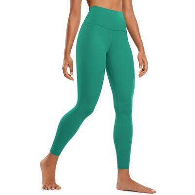 CRZ YOGA Damespanty, hoge taille, sportlegging, thermische broek met zakken, 71 cm, Cascadia groen, 44 44 CRZ YOGA Damespanty, hoge taille, sportlegging, thermische broek met zakken, 71 cm, Cascadia groen, 44 44