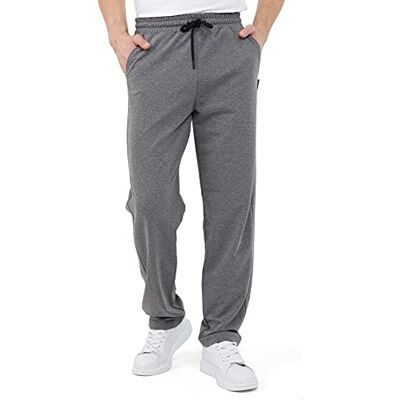 COMEOR Joggingbroek voor heren 2021, trainingsbroek voor heren (857 stuks), Donkergrijs M COMEOR Joggingbroek voor heren 2021, trainingsbroek voor heren (857 stuks), Donkergrijs M