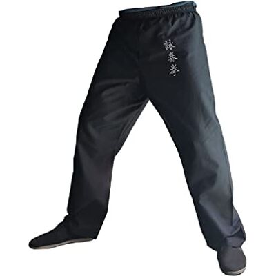 TAO TA0 broek Kung Fu kunstbroek kunst martial zwart kimono heren en dames katoen 100% XXL TAO TA0 broek Kung Fu kunstbroek kunst martial zwart kimono heren en dames katoen 100% XXL
