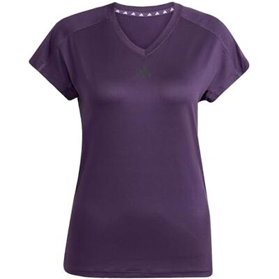Adidas AEROREADY Train Essentials Minimal Branding V-hals T-shirt voor dames Adidas AEROREADY Train Essentials Minimal Branding V-hals T-shirt voor dames