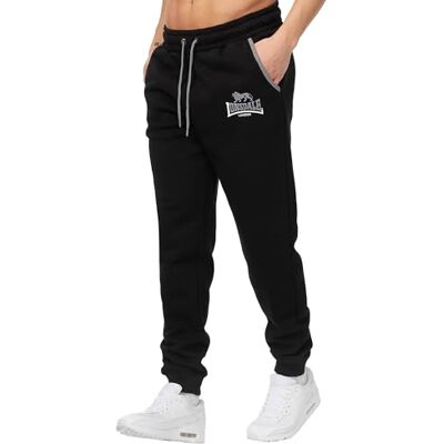 Lonsdale Two Tones sportbroek voor heren, Zwart Lonsdale Two Tones sportbroek voor heren, Zwart