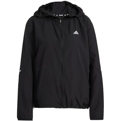 Adidas Dames Run It Jacket, Zwart, XS Adidas Dames Run It Jacket, Zwart, XS