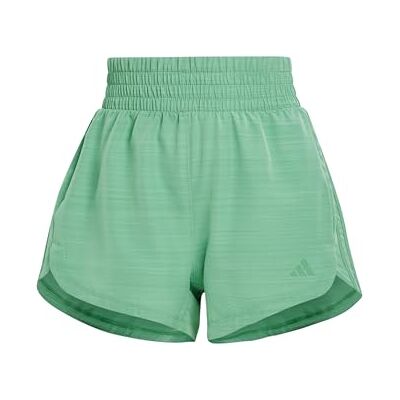 Adidas Pacer 3 strepen hoge taille trainingsshort voor dames, maat XL, 7,6 cm Adidas Pacer 3 strepen hoge taille trainingsshort voor dames, maat XL, 7,6 cm