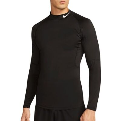 Nike M Np Df Tight Ls Mock Top heren Nike M Np Df Tight Ls Mock Top heren