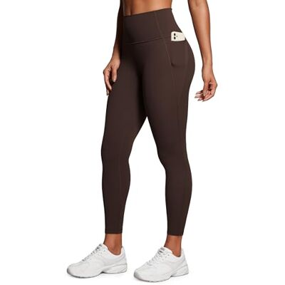 CRZ YOGA Butterluxe workout legging met hoge taille voor dames, met zakken, 64 cm 38 CRZ YOGA Butterluxe workout legging met hoge taille voor dames, met zakken, 64 cm 38