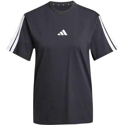 Adidas Essentials 3-strepen mouw katoen T-shirt dames Adidas Essentials 3-strepen mouw katoen T-shirt dames