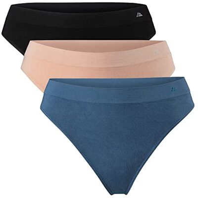 DANISH ENDURANCE Strings van bamboevezel, stretch, tanga, ultrazacht en comfortabel, dames, 3 stuks XL-XXL DANISH ENDURANCE Strings van bamboevezel, stretch, tanga, ultrazacht en comfortabel, dames, 3 stuks XL-XXL
