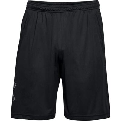 Under Armour Tech Graphic hardloopshort voor heren van ademend materiaal, trainingsshort met ultralicht design, L Under Armour Tech Graphic hardloopshort voor heren van ademend materiaal, trainingsshort met ultralicht design, L