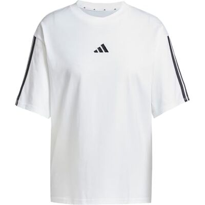 Adidas Essentials 3-Stripes Boyfriend T-shirt voor dames (1 stuk) Adidas Essentials 3-Stripes Boyfriend T-shirt voor dames (1 stuk)