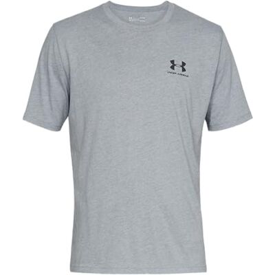 Under Armour Sportstyle Lc Ss Superzacht T-shirt voor heren voor training en fitness, sneldrogend T-shirt voor heren met grafische afbeelding (1 stuk) Under Armour Sportstyle Lc Ss Superzacht T-shirt voor heren voor training en fitness, sneldrogend T-shirt voor heren met grafische afbeelding (1 stuk)