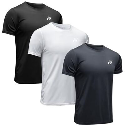 MEETWEE Sportshirt voor heren, Baselayer korte mouwen, hardloopshirt, fitness, voetbal, joggen XL MEETWEE Sportshirt voor heren, Baselayer korte mouwen, hardloopshirt, fitness, voetbal, joggen XL