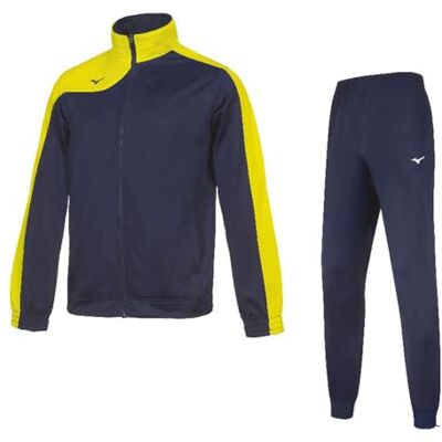 Mizuno KOBE KNITTED TRACKSUIT Navy/Yellow 2XL Heren Mizuno KOBE KNITTED TRACKSUIT Navy/Yellow 2XL Heren