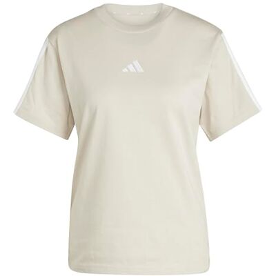 Adidas ESSENTIALS 3-STRIPES SLEEVE KATOEN T-SHIRT T-shirt voor dames Adidas ESSENTIALS 3-STRIPES SLEEVE KATOEN T-SHIRT T-shirt voor dames