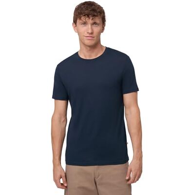 DANISH ENDURANCE T-shirt van merinowol voor heren, licht, 1 of 2 stuks, Donker Navy Blauw XL DANISH ENDURANCE T-shirt van merinowol voor heren, licht, 1 of 2 stuks, Donker Navy Blauw XL