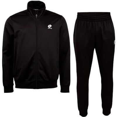 Lotto 1124055 Trainingspak voor heren, regular fit, kaviaar XL Lotto 1124055 Trainingspak voor heren, regular fit, kaviaar XL