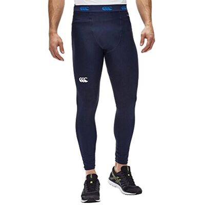 Canterbury Baselayer Thermoreg compressiebroek voor heren, Navy Blauw Canterbury Baselayer Thermoreg compressiebroek voor heren, Navy Blauw