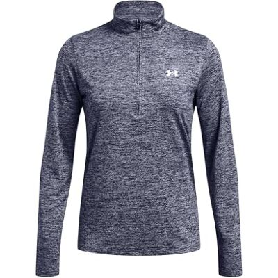 Under Armour Tech korte mouw V Twist, dames T-shirt gemaakt van 4-weg stretchstof, ultralichte en ademende hardloopkleding dames Under Armour Tech korte mouw V Twist, dames T-shirt gemaakt van 4-weg stretchstof, ultralichte en ademende hardloopkleding dames