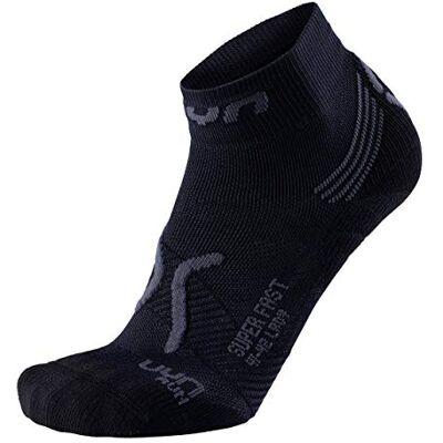 UYN Trail Running Challenge damessokken met compressie, zwart/antraciet UYN Trail Running Challenge damessokken met compressie, zwart/antraciet