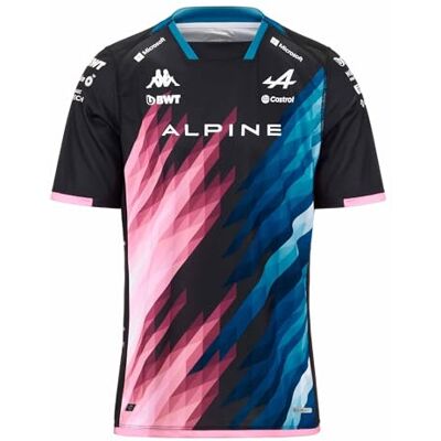 Kappa Kombat BWT Alpine F1 Team 2024 shirt voor jongens Kappa Kombat BWT Alpine F1 Team 2024 shirt voor jongens