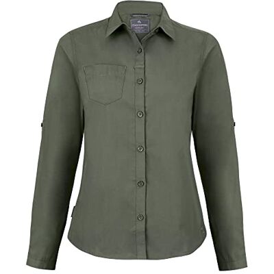Craghoppers Women's Expert Kiwi dameshemd met lange mouwen en knoopsluiting Craghoppers Women's Expert Kiwi dameshemd met lange mouwen en knoopsluiting