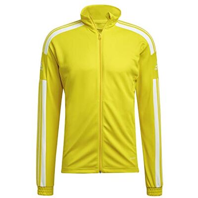 Adidas Herenjas Squadra 21 trainingsjas, Team geel/wit, S Adidas Herenjas Squadra 21 trainingsjas, Team geel/wit, S