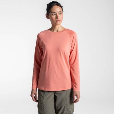 Craghoppers Nosilife Nour NosiLife Nour T-shirt met lange mouwen voor dames (1 stuk) Craghoppers Nosilife Nour NosiLife Nour T-shirt met lange mouwen voor dames (1 stuk)