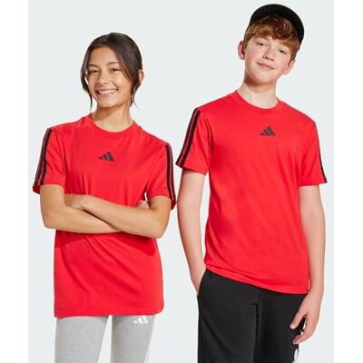 Adidas ESSENTIALS T-shirt met 3 strepen, uniseks, kinderen Adidas ESSENTIALS T-shirt met 3 strepen, uniseks, kinderen