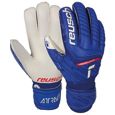 Reusch Attrakt Grip Finger Support Junior keepershandschoenen, uniseks Reusch Attrakt Grip Finger Support Junior keepershandschoenen, uniseks