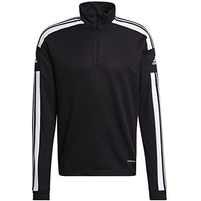 Adidas Heren Track Top Squadra 21 Training Top, Zwart / Wit, GK9562, Maat XLT3 Adidas Heren Track Top Squadra 21 Training Top, Zwart / Wit, GK9562, Maat XLT3