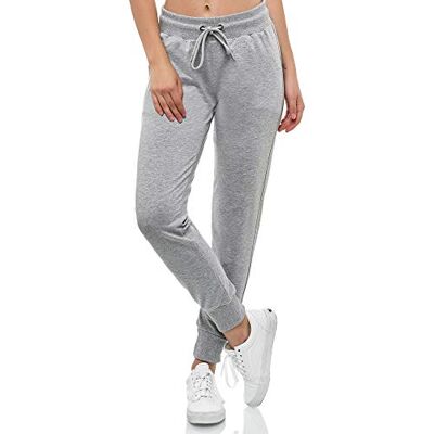 Smith & Solo Joggingbroek voor dames Katoenen joggingbroek voor dames Slim-fit lange trainingsbroek Fitnessbroek met hoge taille Jogger Modern Running Broek, grijs. M Smith & Solo Joggingbroek voor dames Katoenen joggingbroek voor dames Slim-fit lange trainingsbroek Fitnessbroek met hoge taille Jogger Modern Running Broek, grijs. M