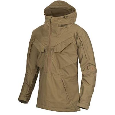 Helikon-Tex Bushcraft PILGRIM Anorak DuraCanvas Outdoorjas, zwart, Coyote 11, L L Helikon-Tex Bushcraft PILGRIM Anorak DuraCanvas Outdoorjas, zwart, Coyote 11, L L