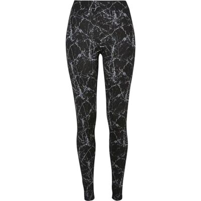 Urban Classics Tb4771-ladies Soft Aop Leggings yogabroek voor dames, Zwart marmer, 5XL 5XL Urban Classics Tb4771-ladies Soft Aop Leggings yogabroek voor dames, Zwart marmer, 5XL 5XL